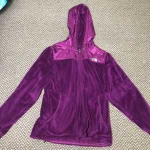 Purple north face fleece